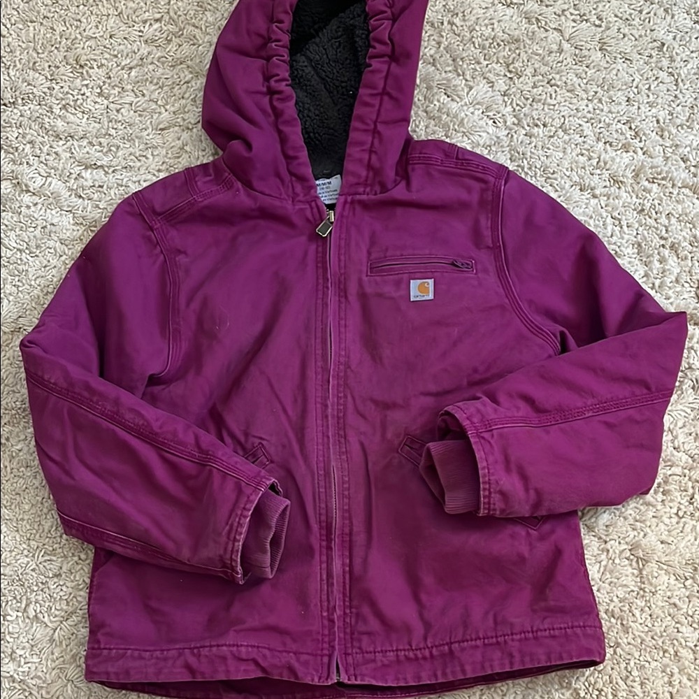 Carhartt Magenta Hooded Jacket